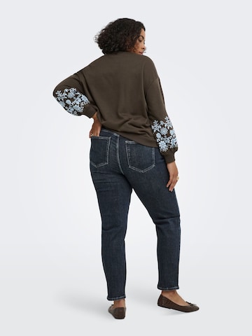 Coupe slim Jean ONLY Carmakoma en bleu