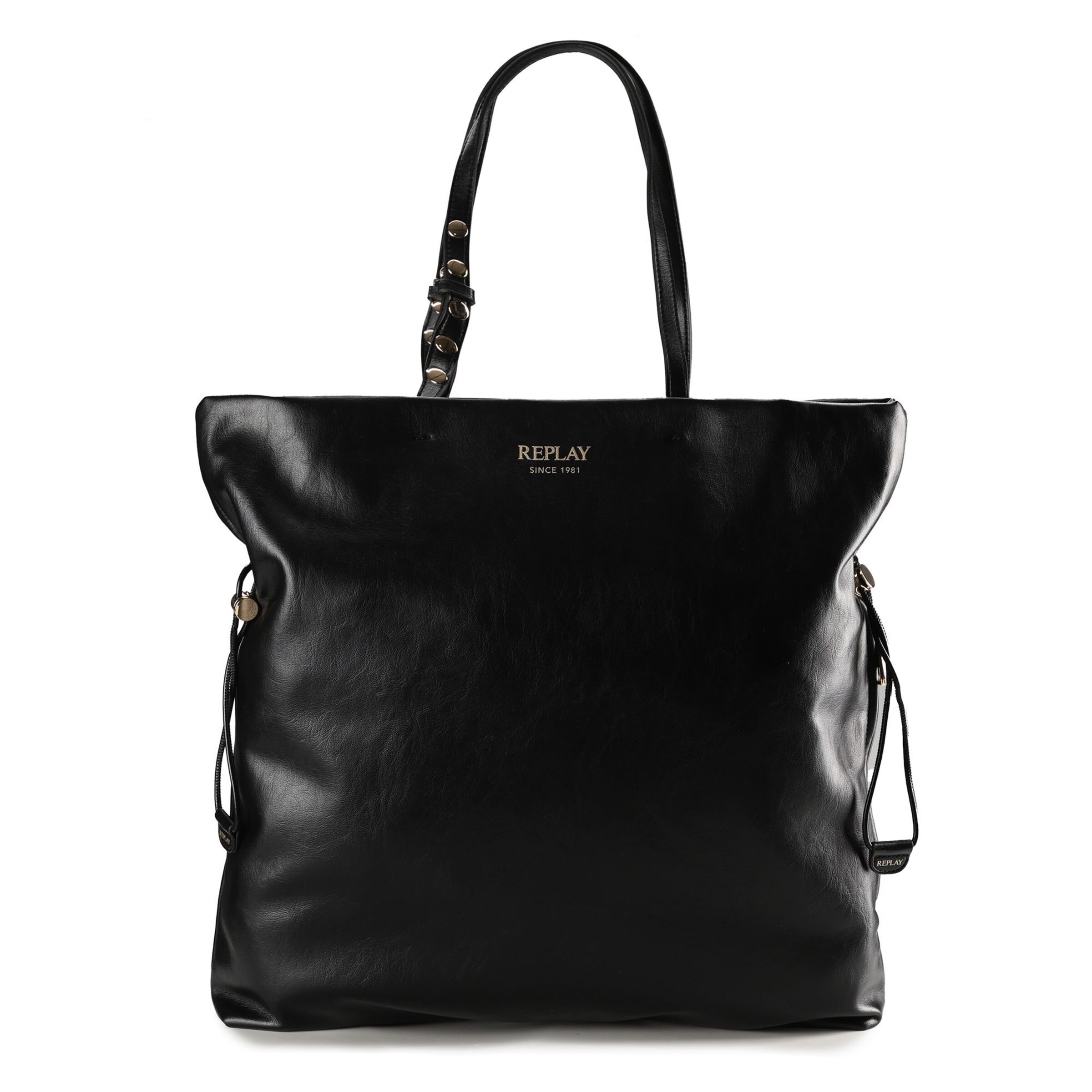 REPLAY Crossbody Bag in Black: front