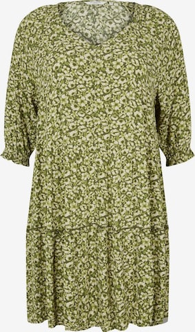 Tom Tailor Women + - Vestido em verde: frente