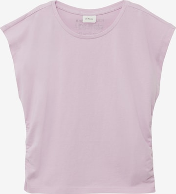 s.Oliver Shirt in Lila: Vorderseite
