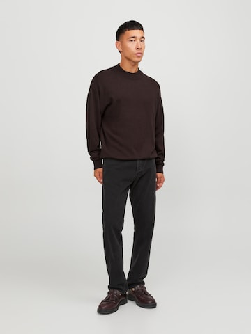 JACK & JONES Sweater 'Emil' in Brown