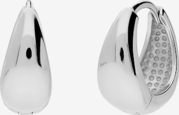Lucardi Earrings 'Statement' in Silver: front