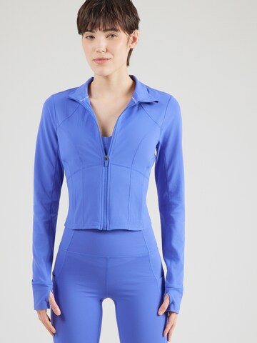 Fabletics Tréningová bunda 'PERFECT STORM' - Modrá: predná strana