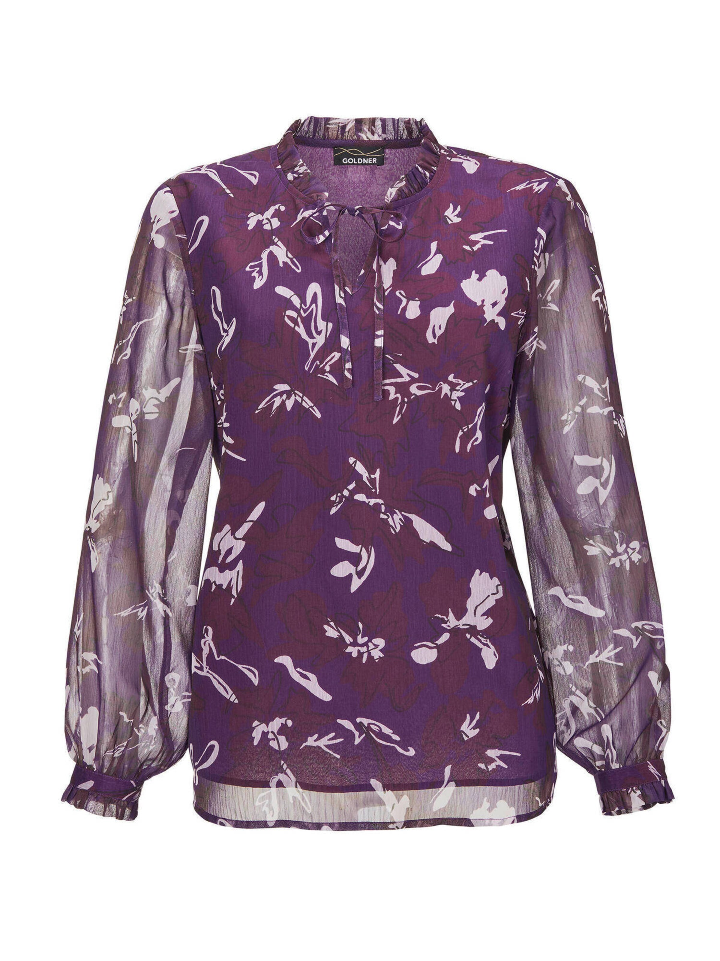 Goldner Blouse in Purple: front