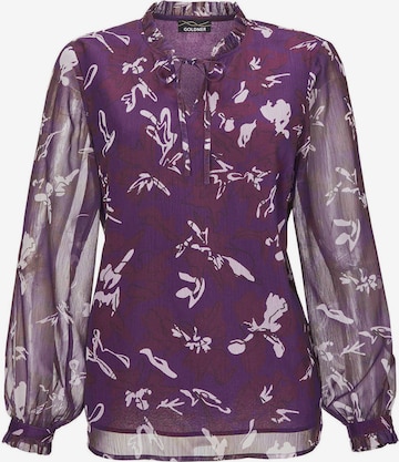Chemisier Goldner en violet : devant