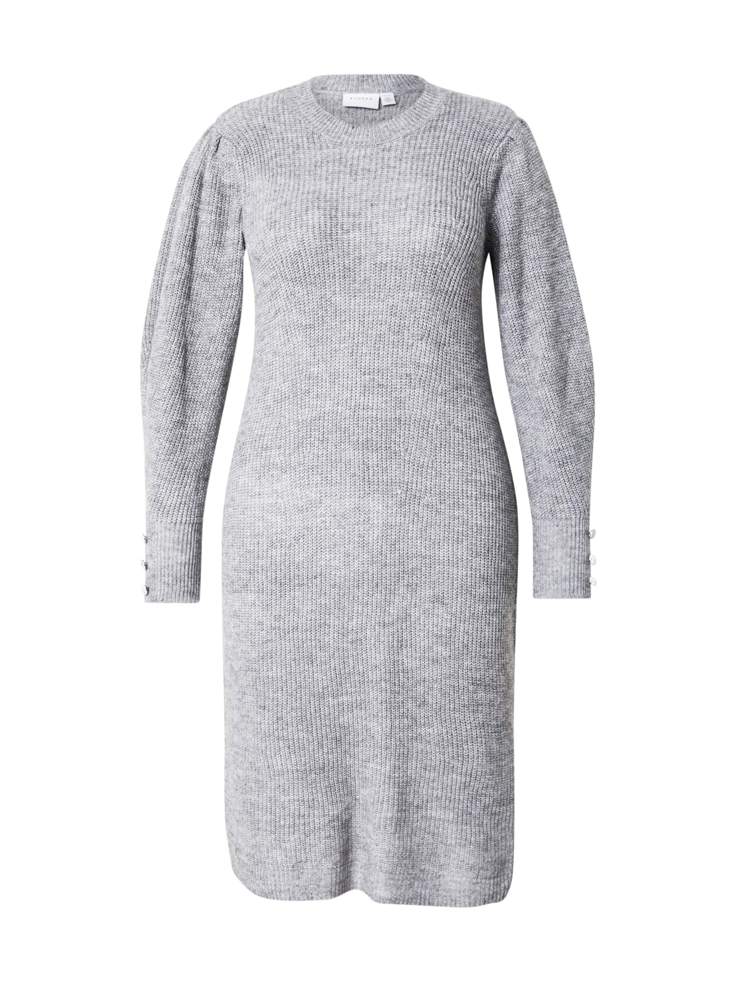 EVOKED Трикотажное платье 'Viglacy' в Светло-серый, Обзор товара