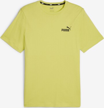 PUMA Performance Shirt 'Essentials' in Yellow: front