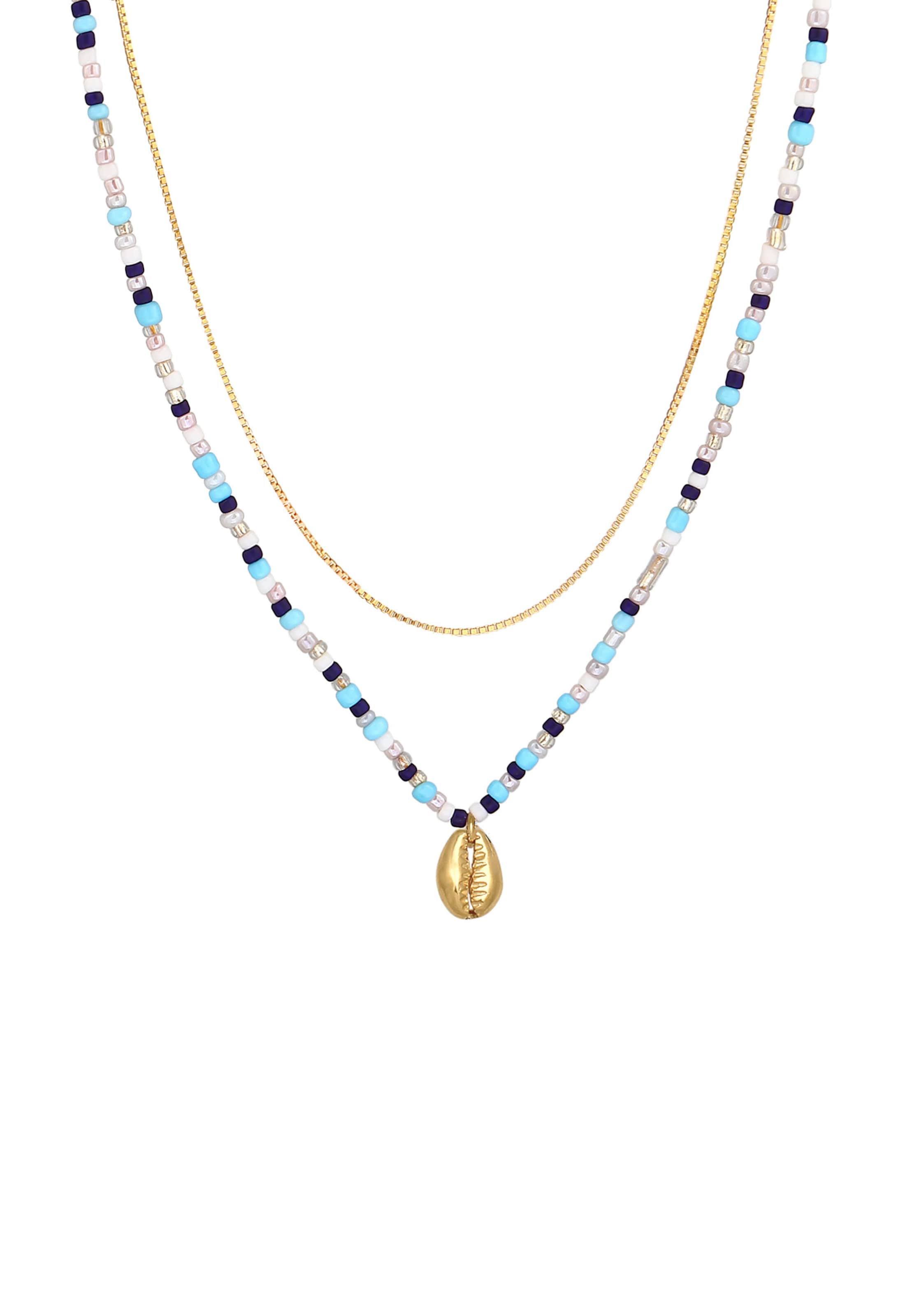 ELLI Halskette in Gold: Vorderseite