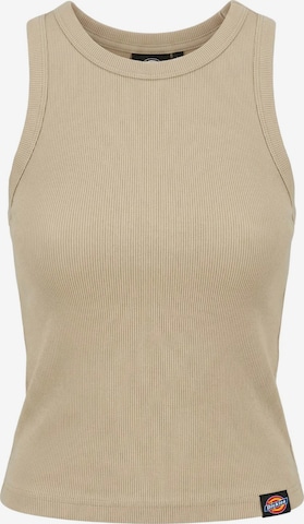 DICKIES Top 'DICKIES PLENTYWOOD GD VEST W canotta' in Beige: voorkant