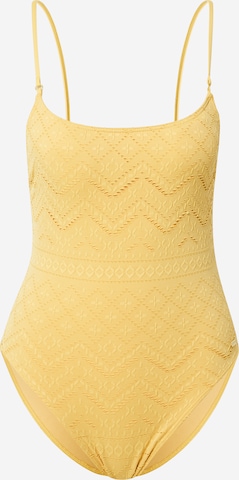 ROXY Swimsuit 'QUIET BEAUTY' in Yellow: front