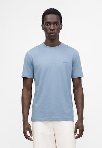 BOSS - Camiseta en azul: frente