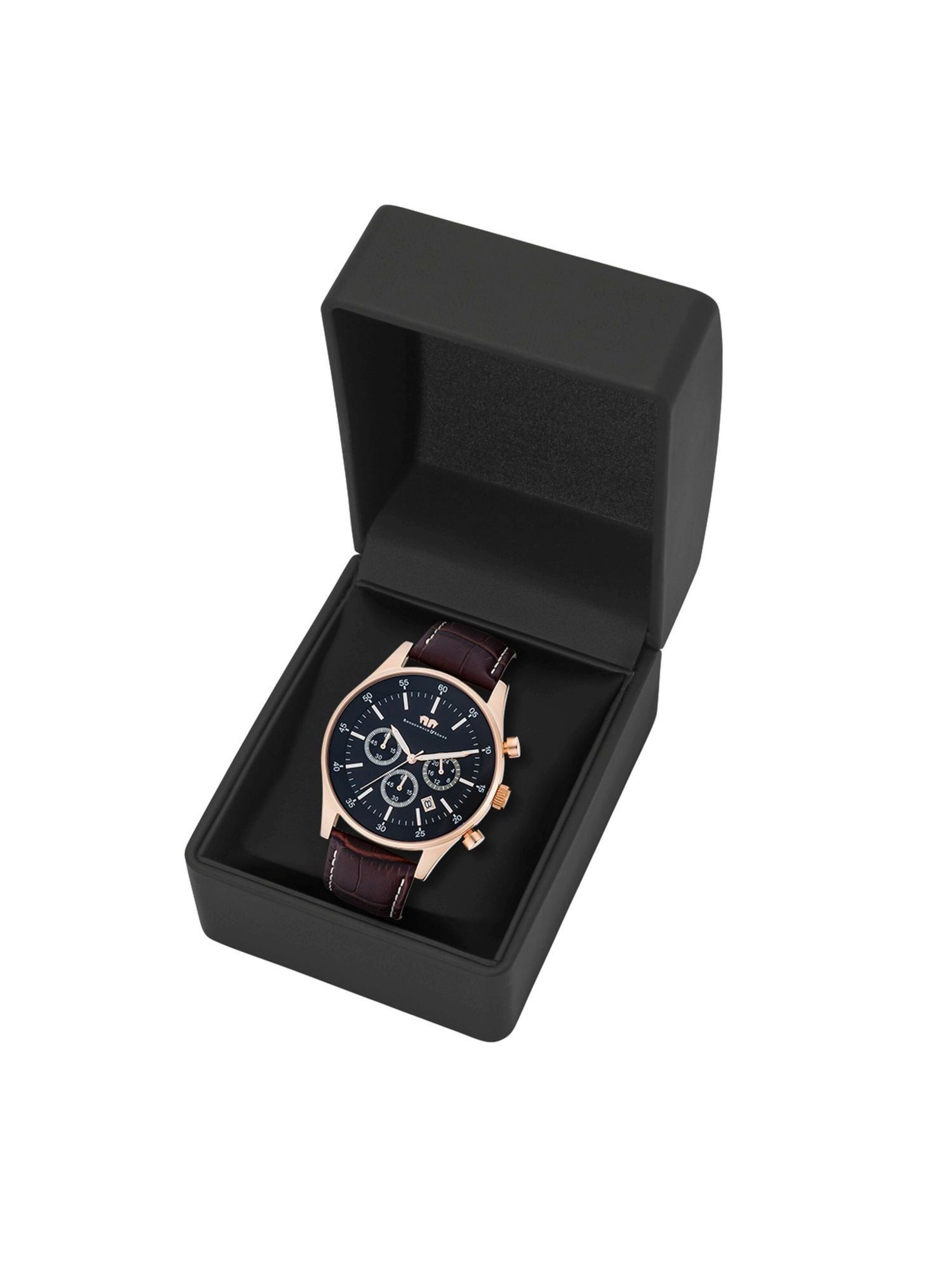 Montre à affichage analogique Rhodenwald & Söhne en marron