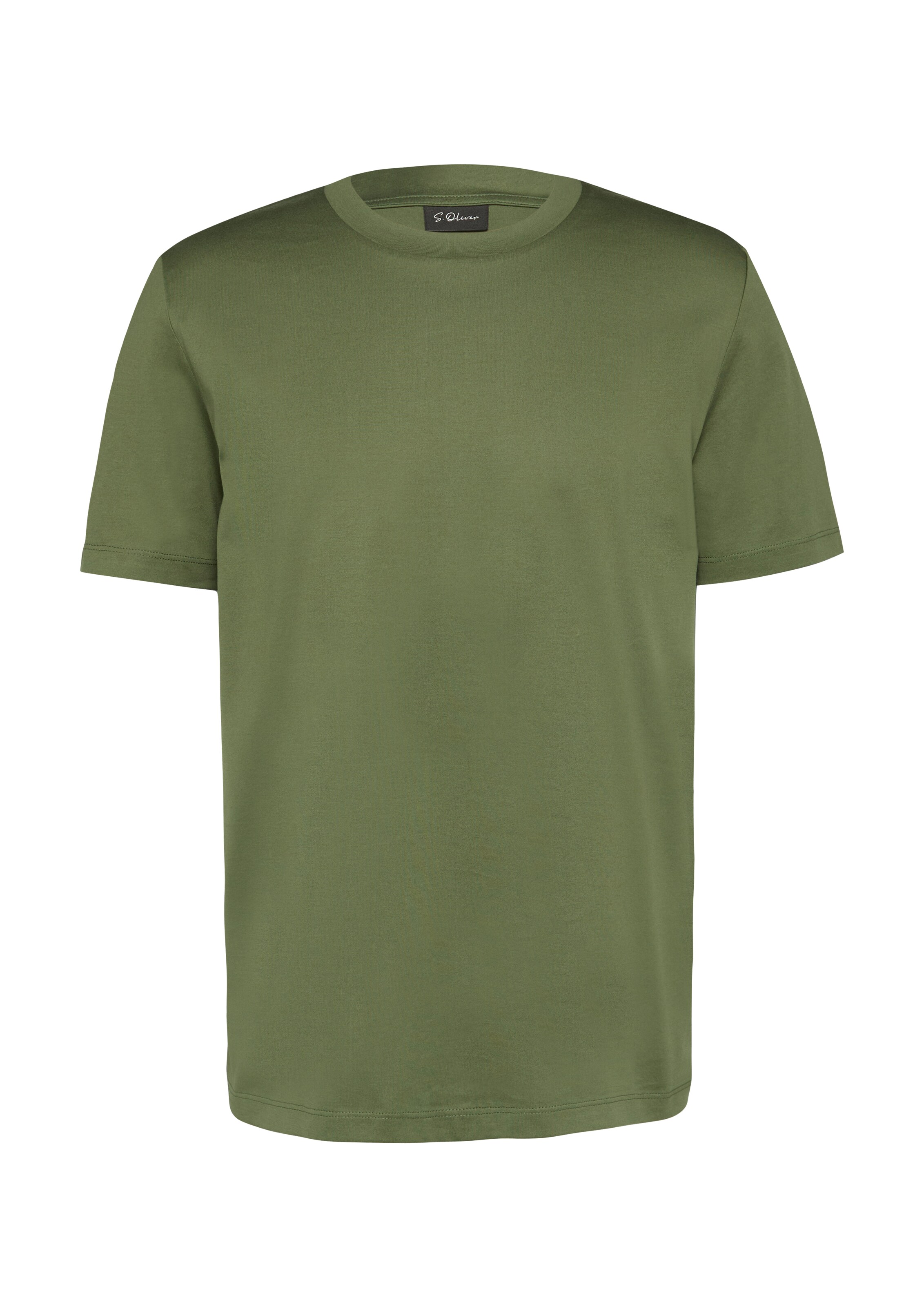 s.Oliver BLACK LABEL T-Shirt in Grün: Vorderseite