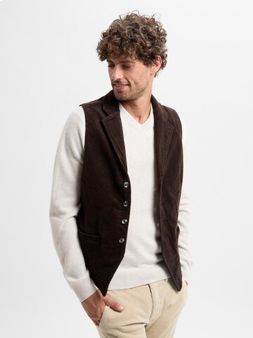 Lindbergh Bodywarmer in Bruin: voorkant