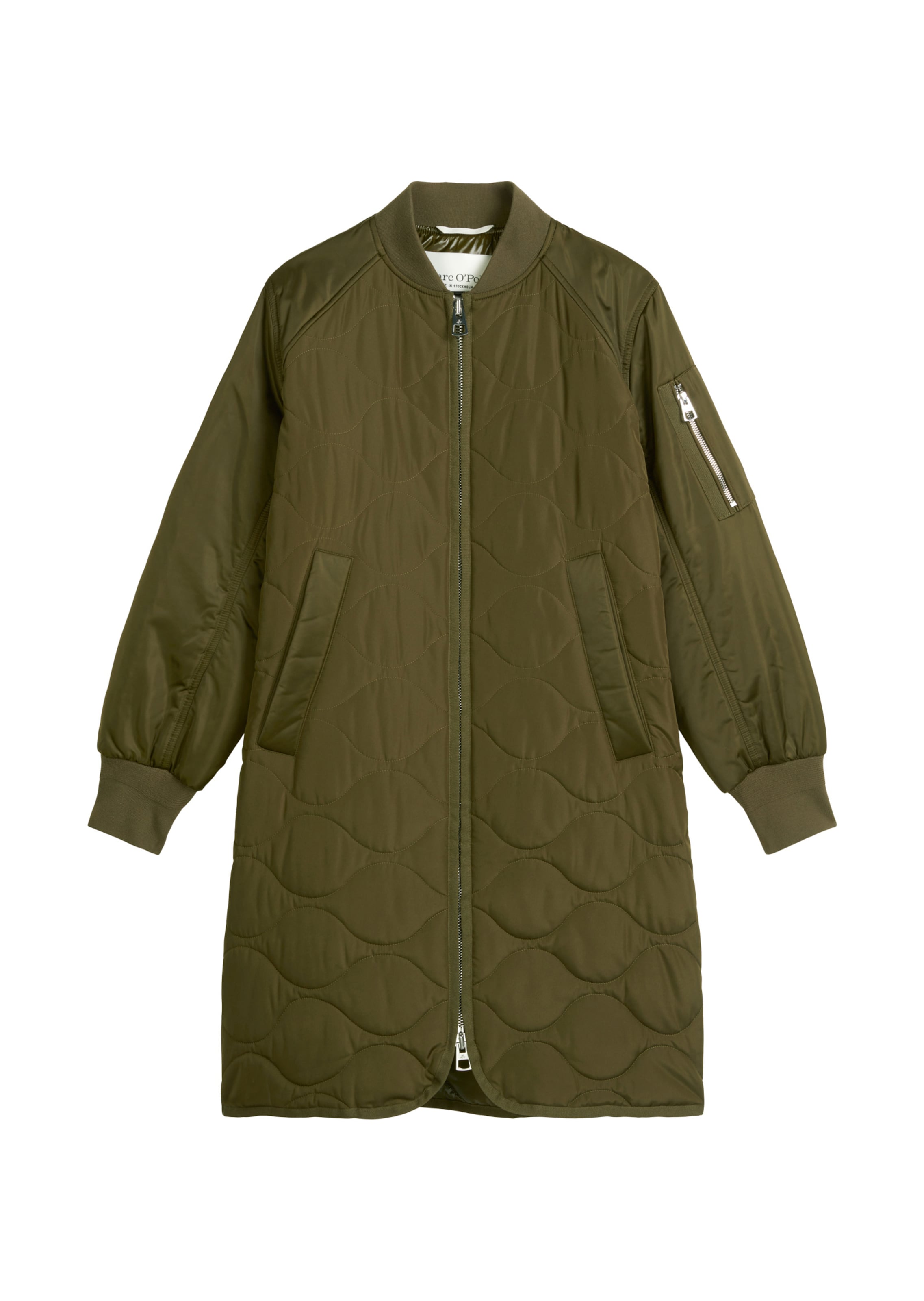 Marc O'Polo Mantel in dunkelgrün, Produktansicht