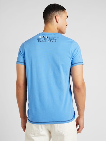 T-Shirt CAMP DAVID en bleu