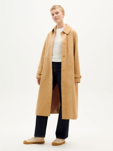 Thinking MU Between-Seasons Coat 'Macarena' in Beige: front