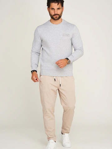 JACK JONES Sweatshirt 'JJCOPOPS' in Grey