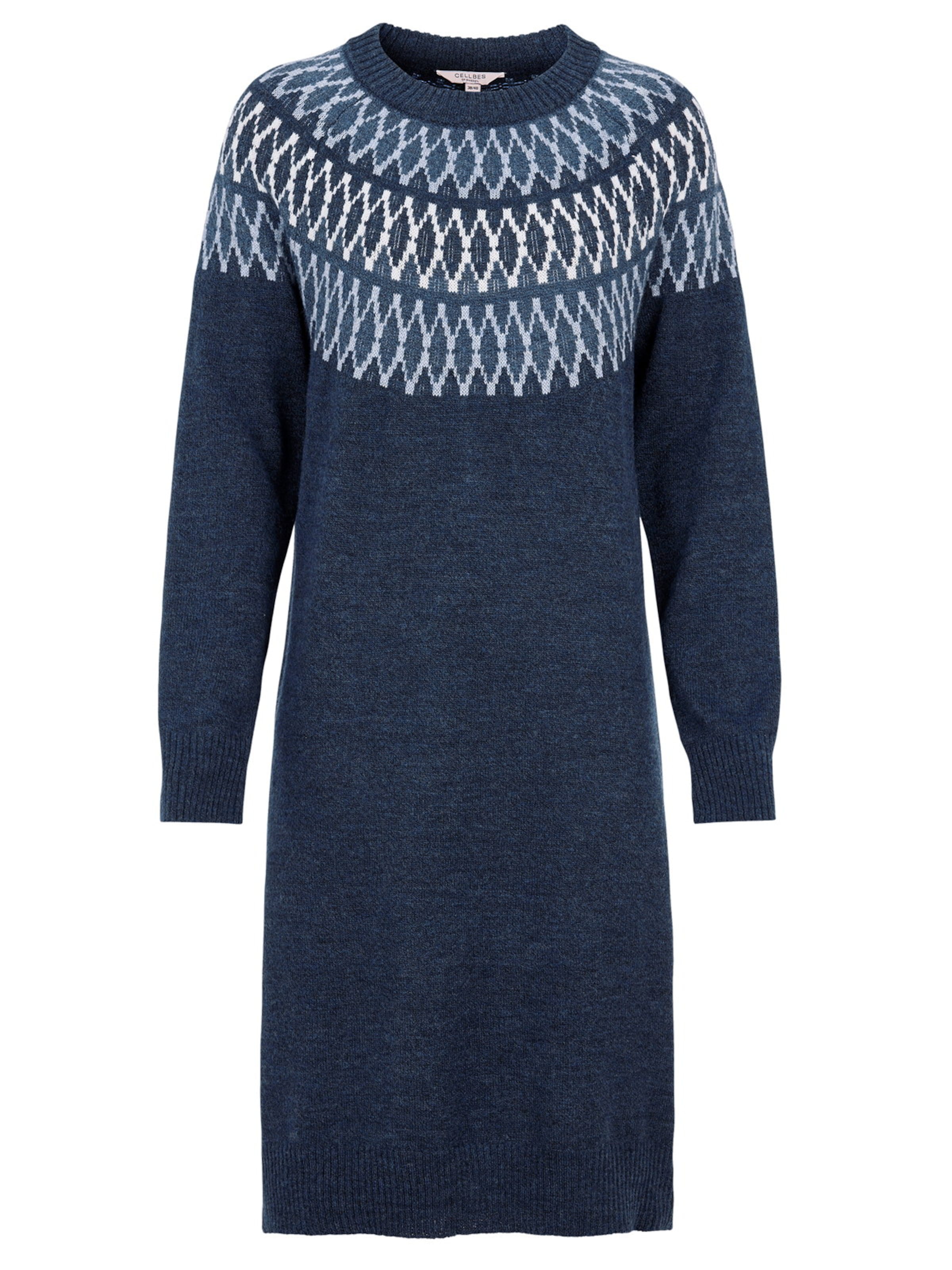 Cellbes of Sweden Jurk in Blauw: voorkant