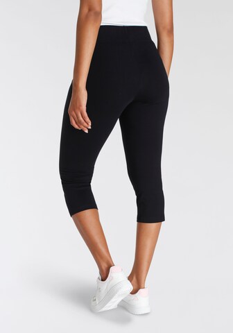 H.I.S Skinny Sporthose in Schwarz