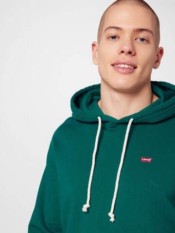 LEVI'S ® Regularny krój Bluzka sportowa 'Original Housemark Hoodie' w kolorze zielony