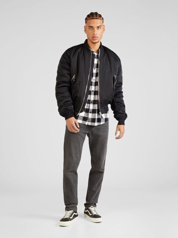 WEEKDAY Between-season jacket 'Jon' in Black