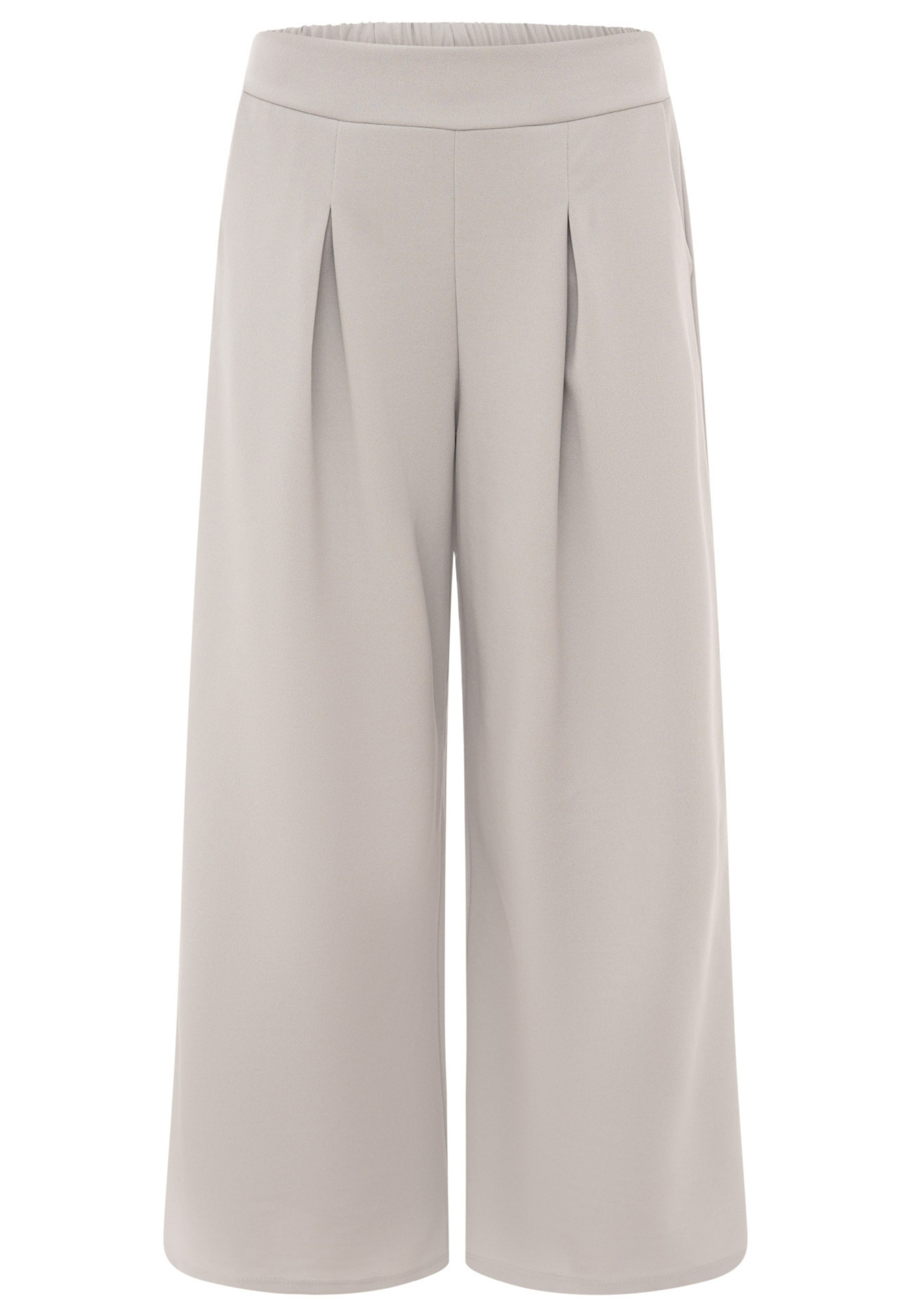 Zwillingsherz Pleat-Front Pants in Grey: front
