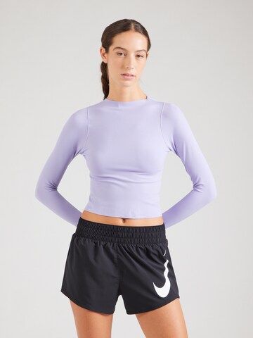 NIKE Koszulka funkcyjna w kolorze fioletowy: przód