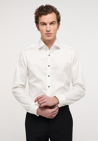 ETERNA Slim fit Business Shirt in White: front