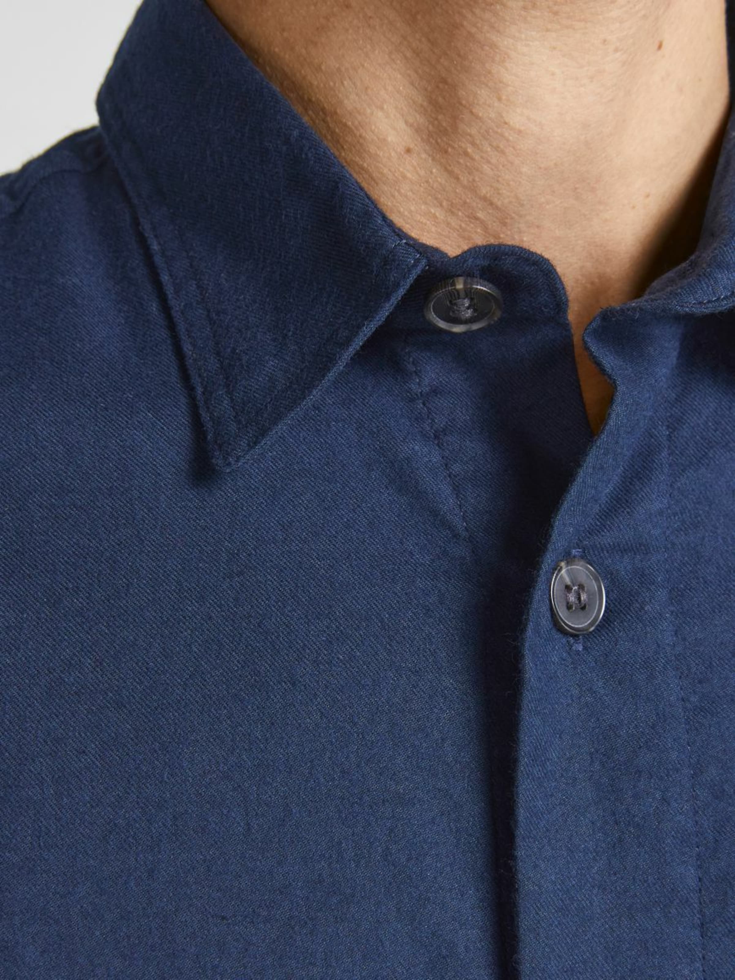 Männer Hemden JACK & JONES Hemd in Dunkelblau - BN68612 Männer Hemden JACK & JONES Hemd in Dunkelblau - BN68612