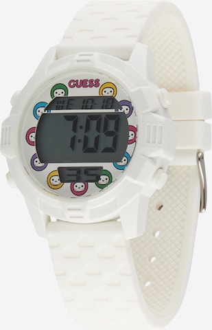 GUESS Digitaal horloge in Wit: voorkant