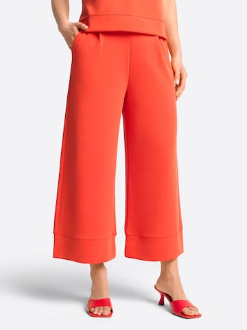 Wide leg Pantaloni di Rich & Royal in arancione: frontale