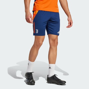 ADIDAS PERFORMANCE Slim fit Sports trousers 'Juventus Turin Tiro 24' in Blue: front