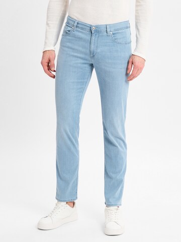Alberto Regular Pants 'Pipe' in Blue: front