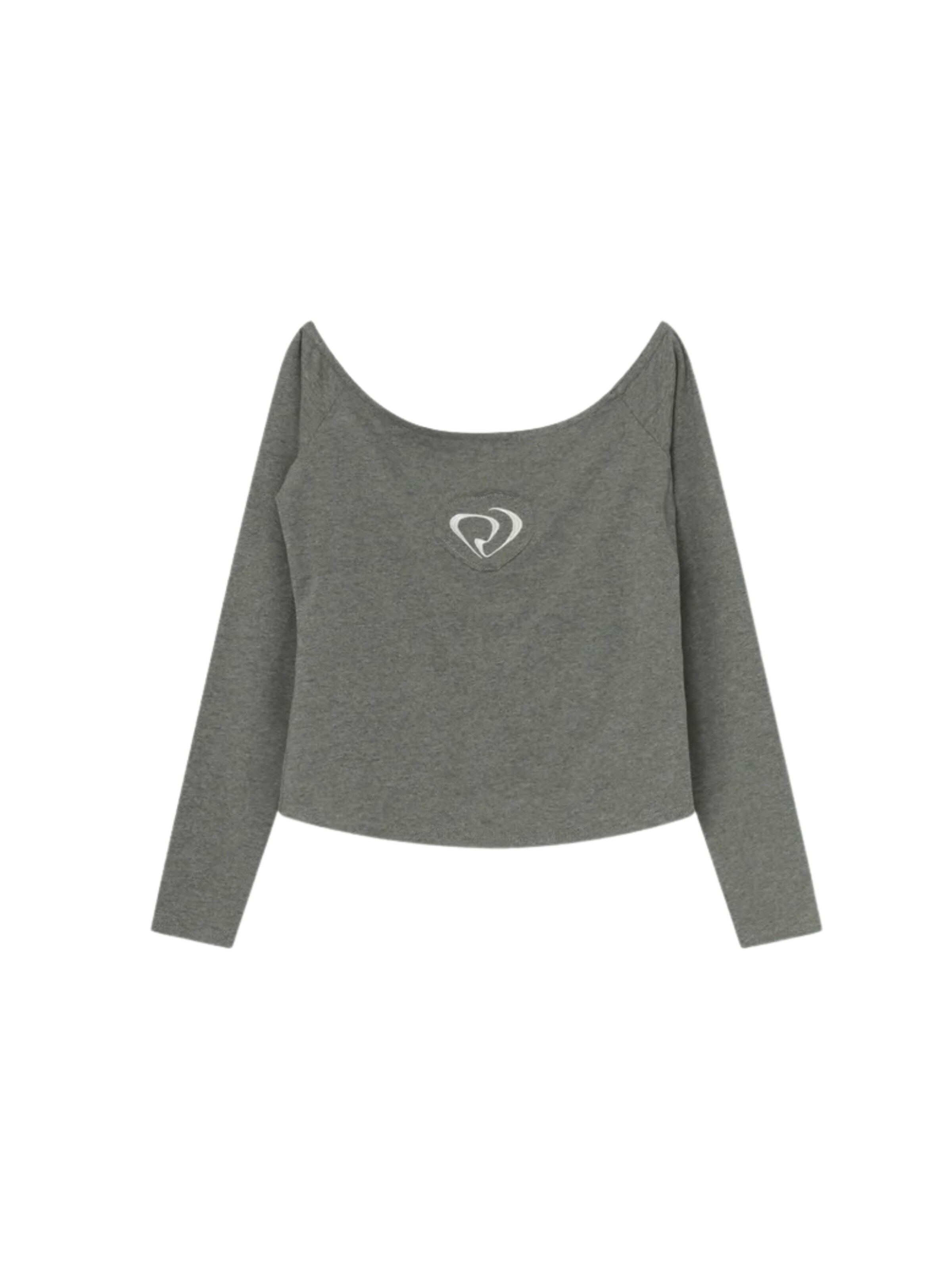 Maglietta ' KyleeRS ' di Résumé in grigio: frontale