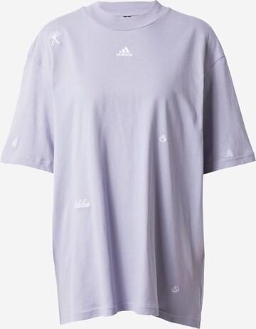 Maglia funzionale 'friend With Healing Crystals Inspired Graphics' di ADIDAS SPORTSWEAR in lilla: frontale