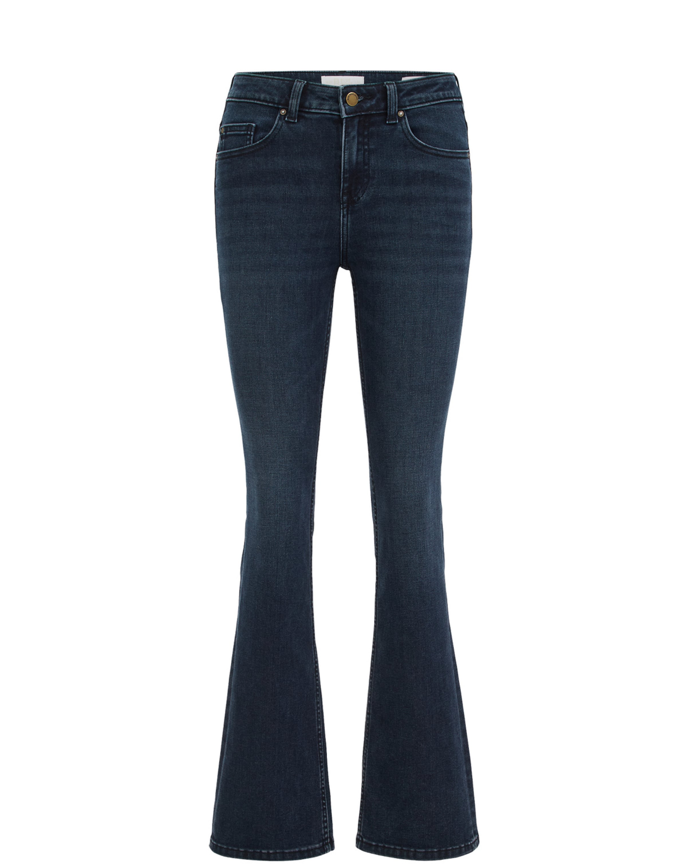 WE Fashion - Bootcut Vaquero en azul: frente