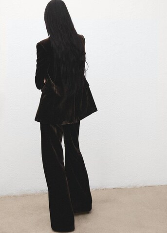 MANGO Flared Pants in Brown