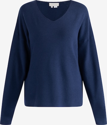 Pull-over 'Vanne' RISA en bleu : devant