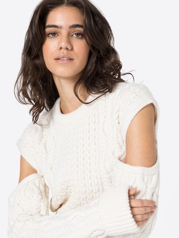 Dondup Sweater 'GIROCOLLO' in Beige