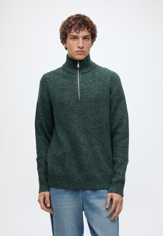 JACK & JONES Sweter 'JORFREDERIKSBERG OLLIE' w kolorze zielony: przód