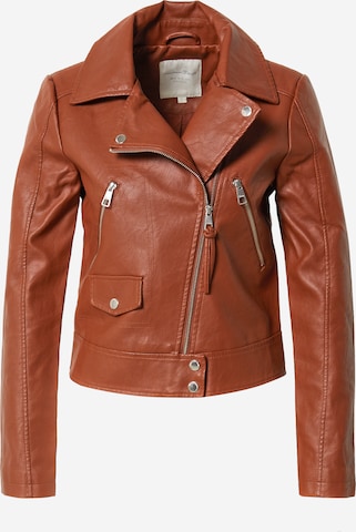 TOM TAILOR DENIM Between-Season Jacket in Brown: front