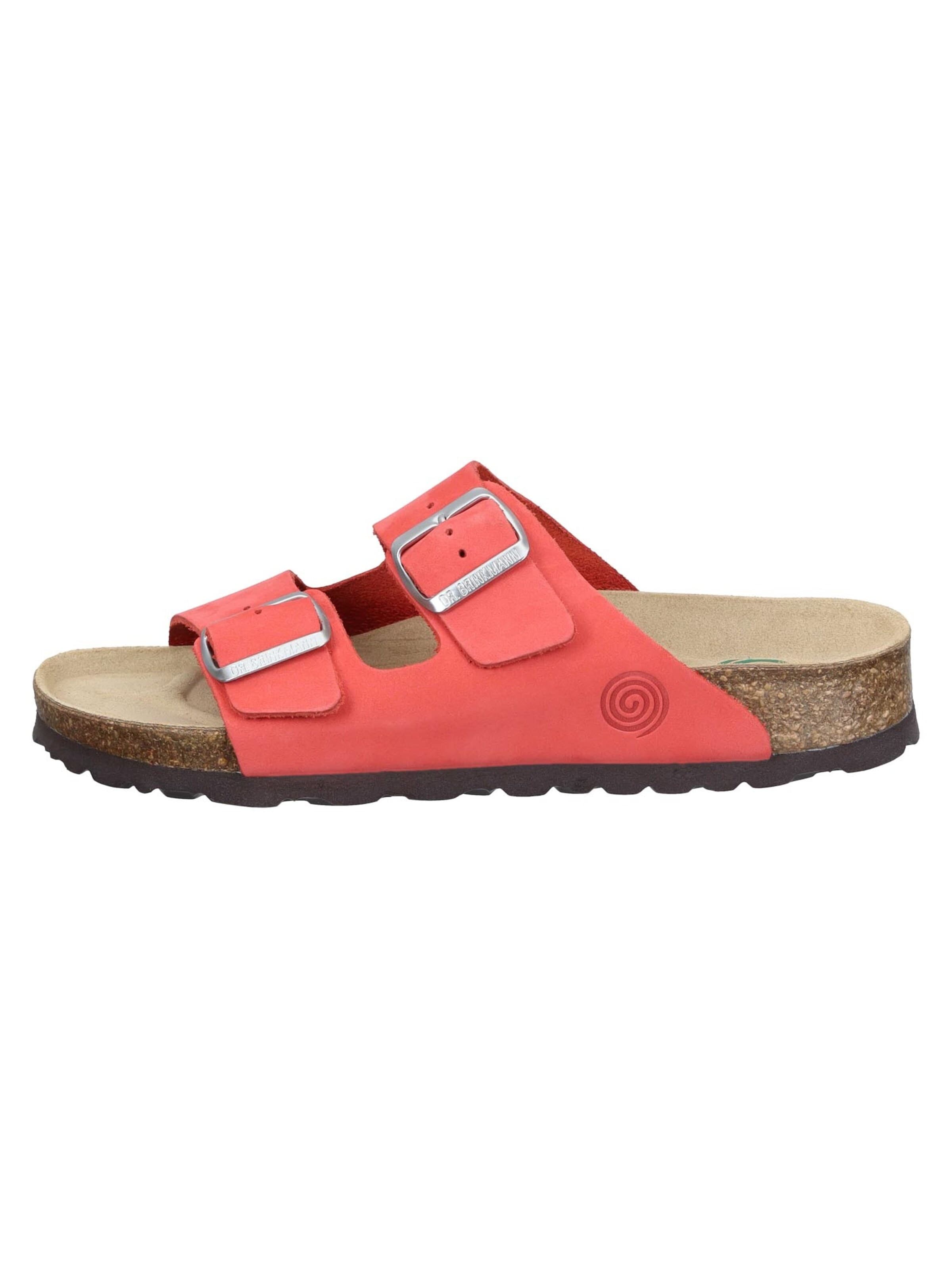 DR. BRINKMANN Mules 'Bonillo' in Red