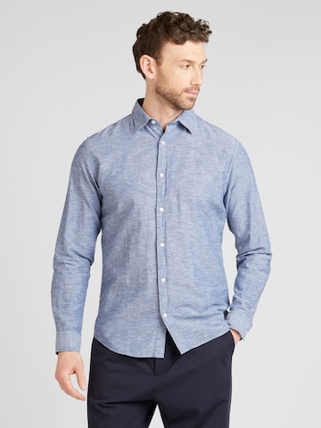 JACK & JONES Slim fit Overhemd in Blauw: voorkant