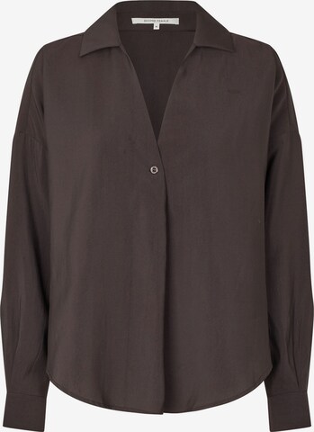 SECOND FEMALE Blouse 'Timeline' in Bruin: voorkant