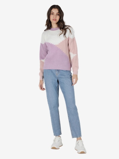 Colin's Sweater in Lilac / Dusky pink / White, Item view