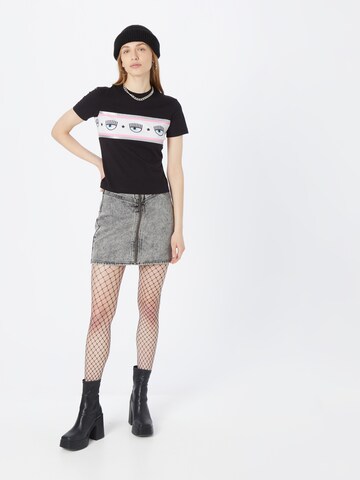 Chiara Ferragni T-Shirt in Schwarz