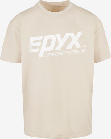 T-Shirt 'EPYX Logo WHT' F4NT4STIC en beige : devant