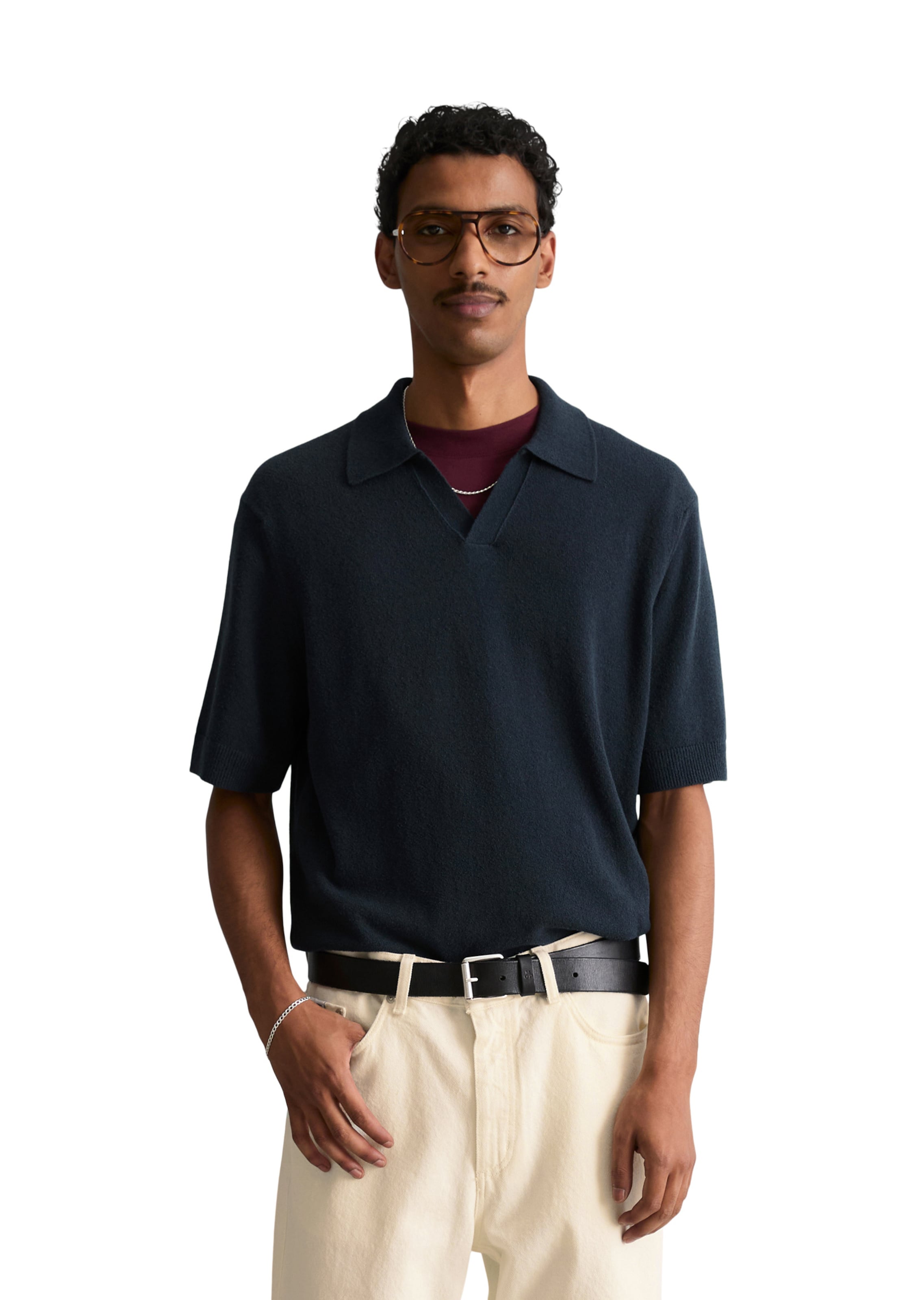 Marc O'Polo DENIM Shirt in Blauw: voorkant