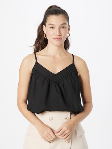 Wallis Blouse in Black: front